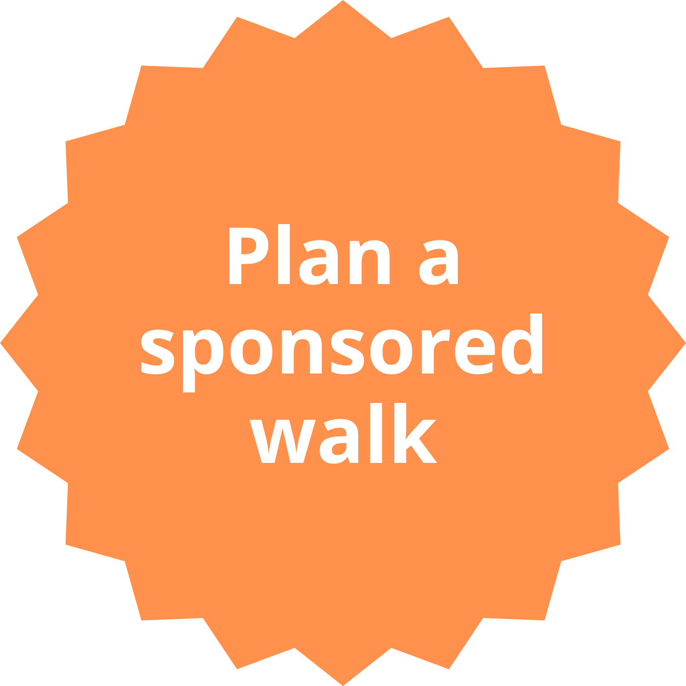 Plan a sponsored walk